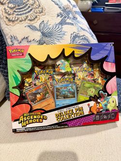 Pokemon Mega Evolution Ascended Heroes deluxe pin collection