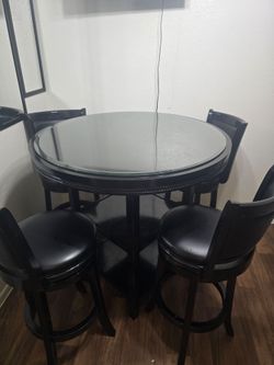 Table and chairs