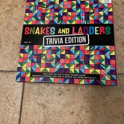 New Snakes and Ladders Trivia Edition Board Game