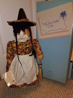 Vintage Goebel Betty Jane Carter Musical Cat Doll - Limited Edition Bette Ball