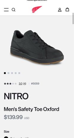 Red Wing Nitro Men's Safety Toe  shoes