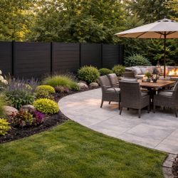 Nixa Doors Aluminum Privacy Fence 120” X 72”