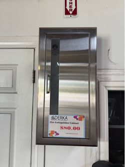 Cabinet for Fire Extinguisher inside measurement 24”x 10 1/2”