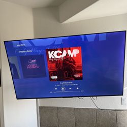 65 " Roku TCL 4k TV + rotating mount 