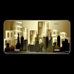 License Plate Novelty Car Front Architecture City House Window