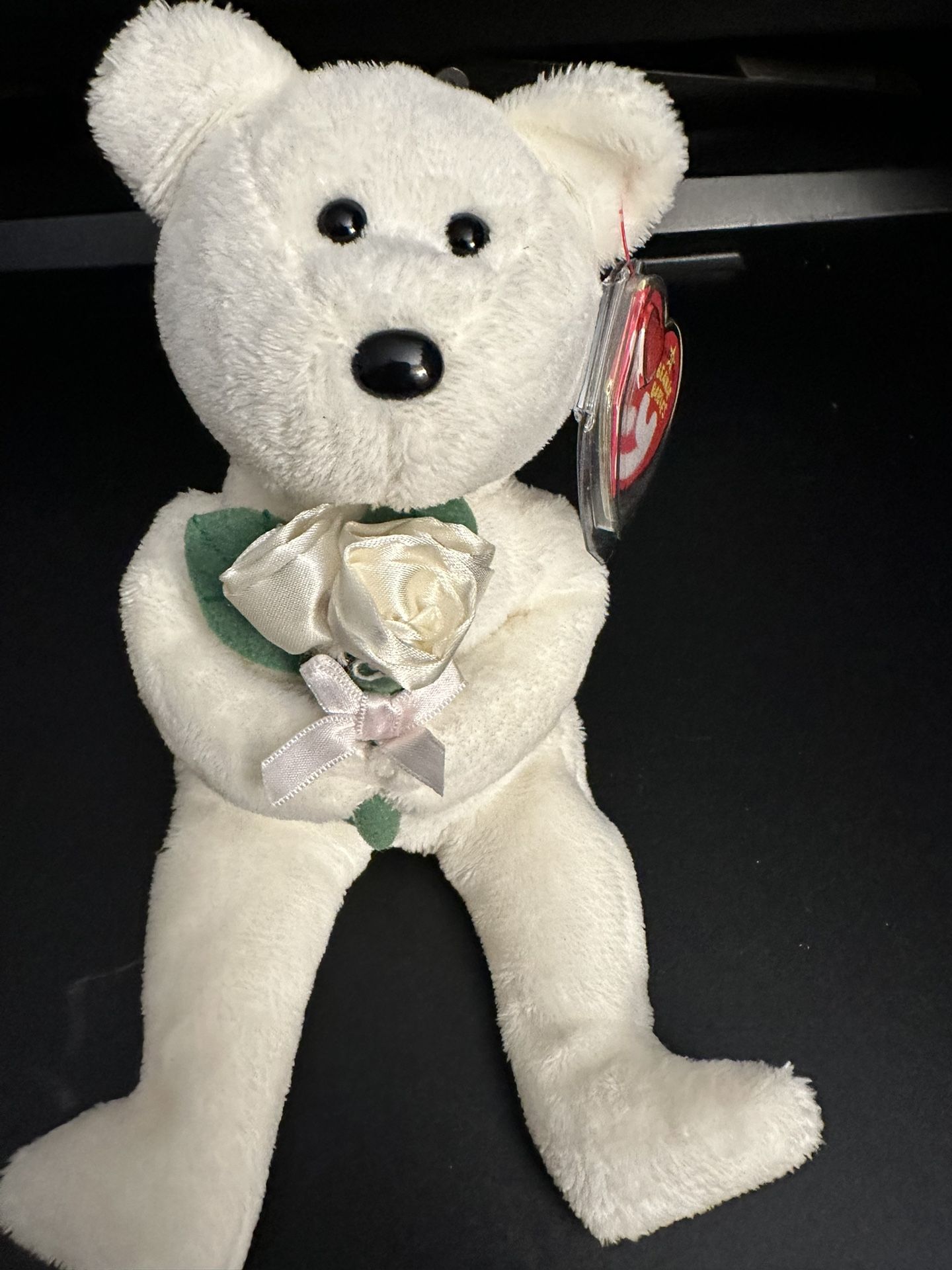 TY Beanie Baby dear One the Bear Holding Flowers Hallmark - Etsy