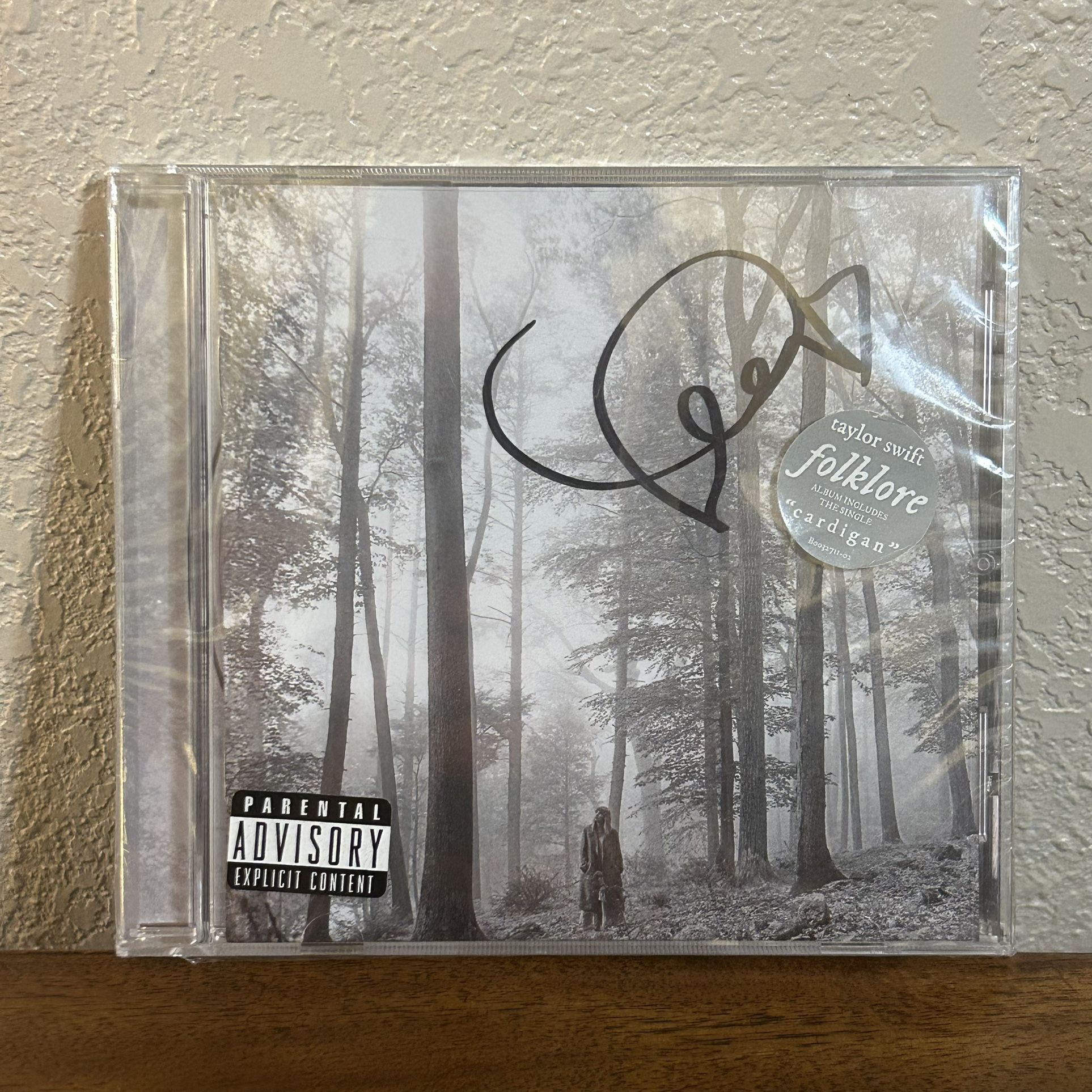 Taylor Swift folklore Signed Autographed CD Album Brand New Sealed