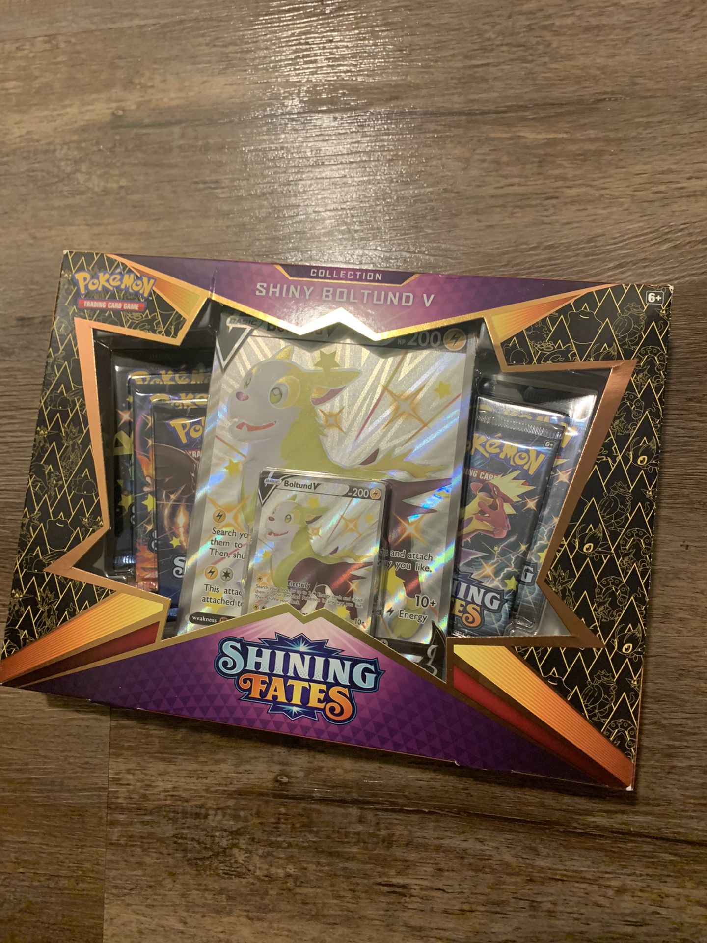 Pokemon Shining Fates Boltund V Shiny Box 
