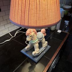 Vintage Horse Lamp