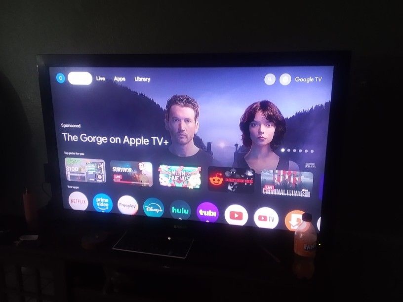 44' Sanyo T.V. With Rokustick