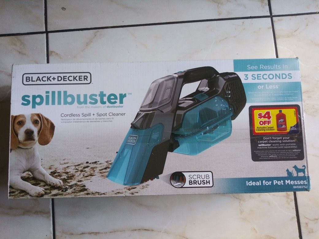 Spillbuster hand vacuum.