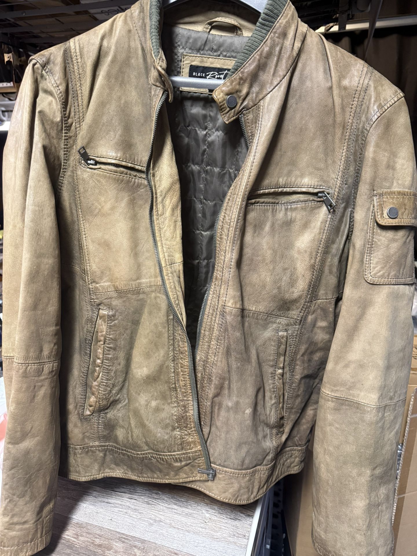 Men’s Leather Coat