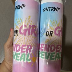 Spray Can Gender Reveal 