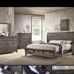 COMPLETE QUEEN BEDROOM SETS UNDER $1000! ORDER BY PHONE! $1 DOWN! 