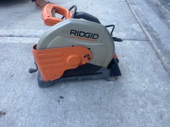 Ridging cut off saw