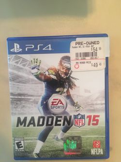 Sony PlayStation ps4 madden 15