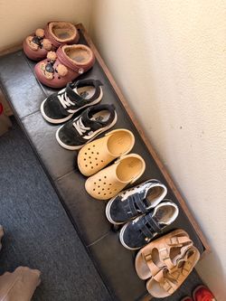 Toddler Shoes Bundle – Vans, Crocs & More 8-8.5
