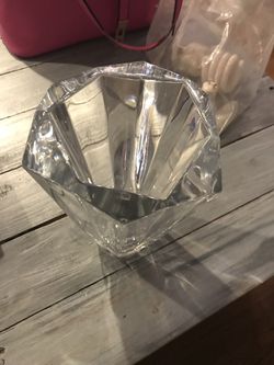 Orrefors crystal vase