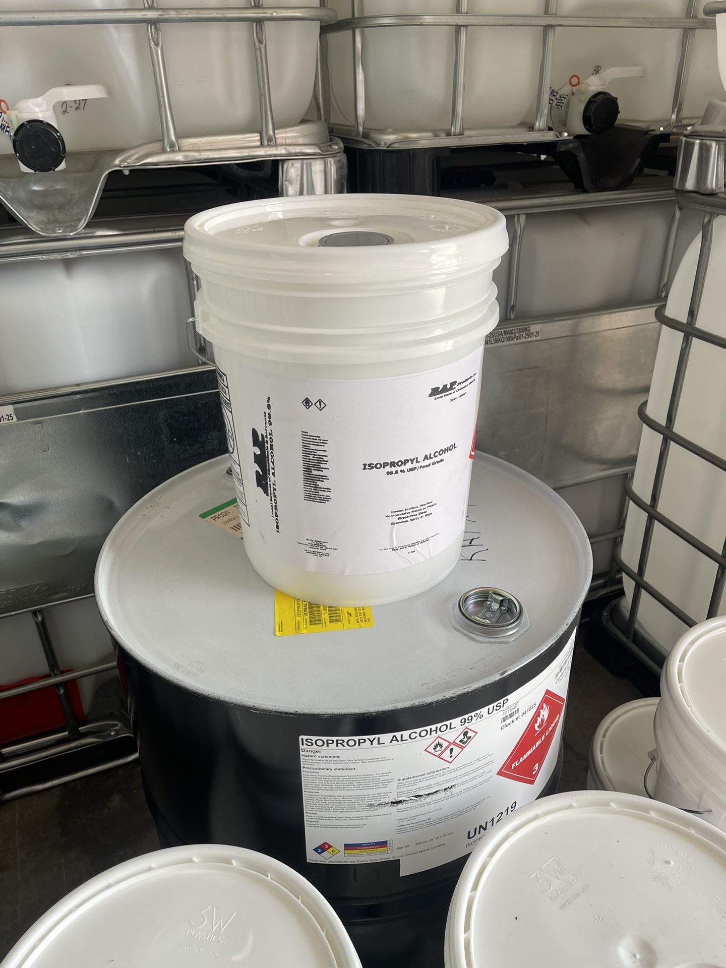 **5-GALLON 99% USP FOOD-GRADE ISOPROPYL ALCOHOL – MULTI-PURPOSE & INDUSTRY-READY!** 🧴