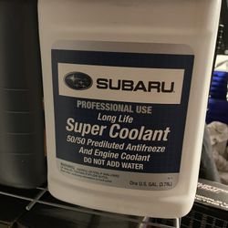 Subaru Super Coolant 1.5 Gallons 