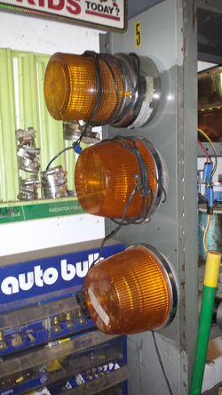 Three safety strobs