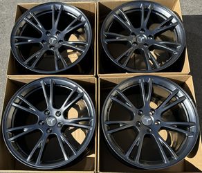 19” Tesla Model Y Factory Wheels Rims New Gemini Gloss Gunmetal Gray OEM