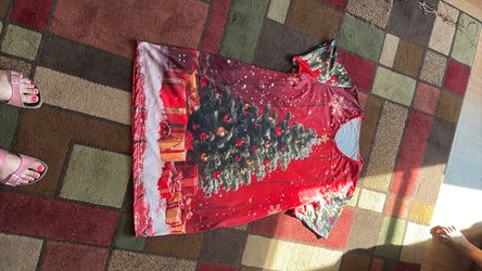 Women’s Christmas Themed Dress and Shirt