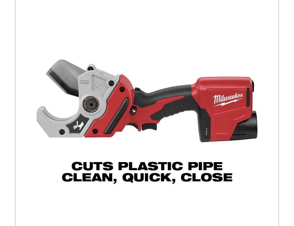 Milwaukee M12 12V Lithium-lon Cordless PVC Pipe Shear (Tool-Only)