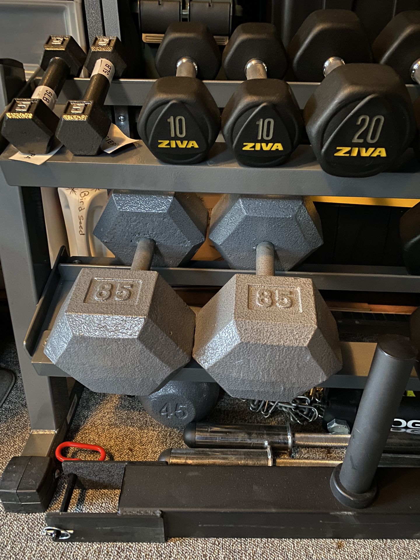 CAP 85 Lb Dumbbell Set Brand New