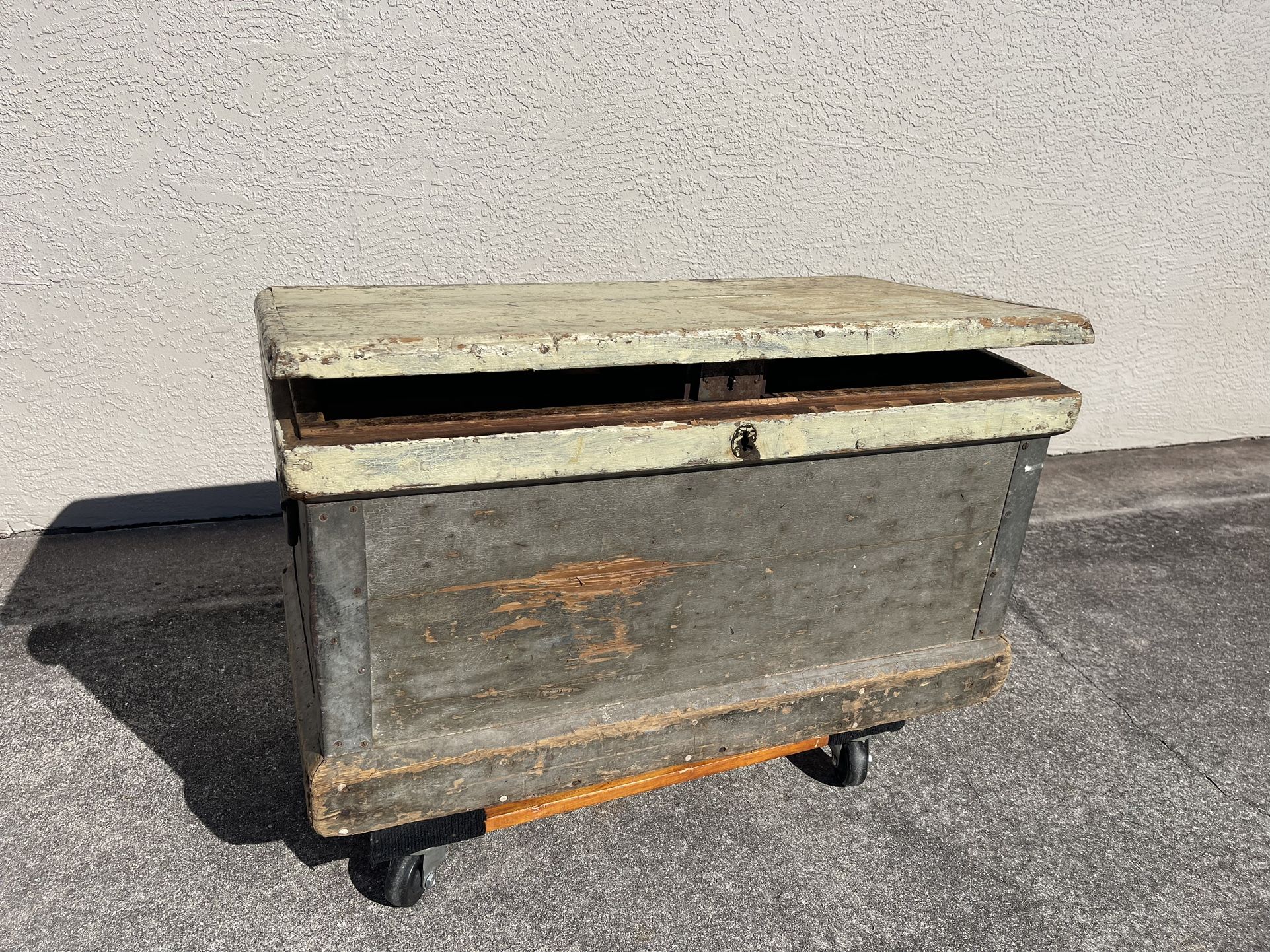 Antique Nautical Trunk Tool Box