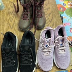 Women’s Shoes - Sketchers 8, ASICS 8.5, Pop 6.5