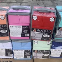 Beautiful bamboo 6 pc sheet set