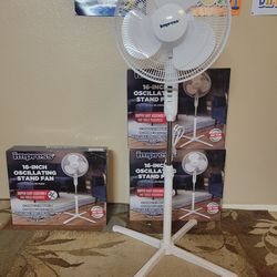 Stand fan 16" oscillating