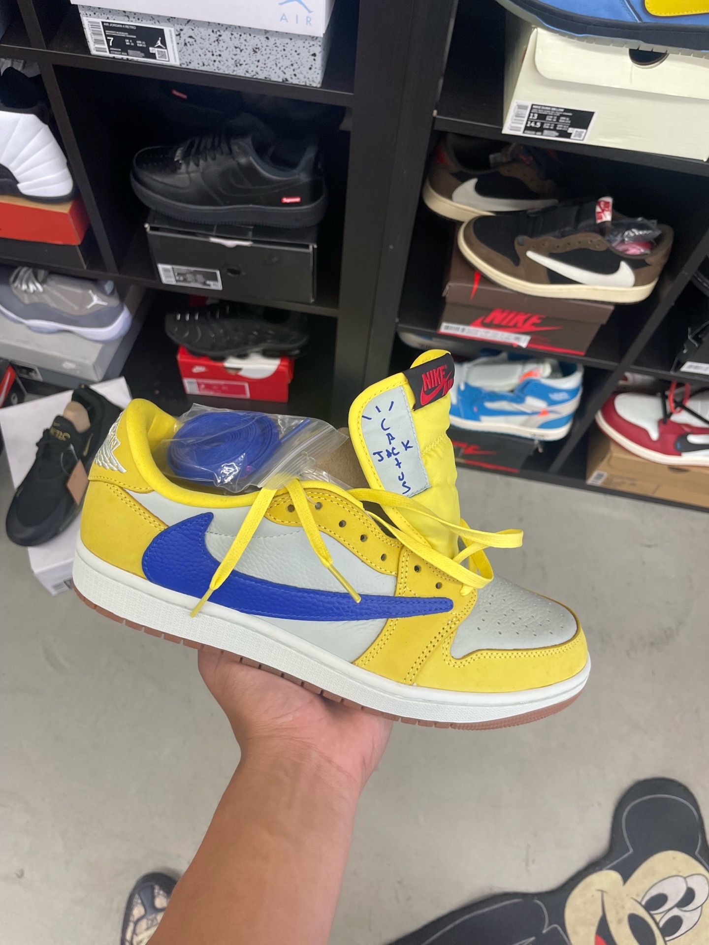 Nike x Travis Scott Air Jordan 1 Retro Low OG SP 'Canary'