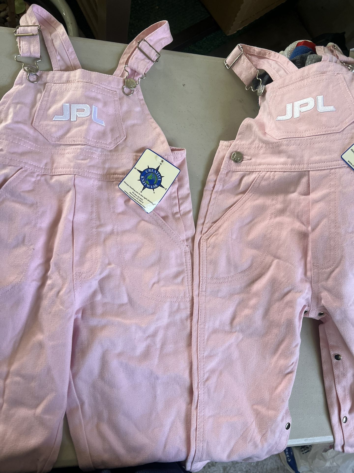 New Kids jPL Pink. Overalls 4-T @2t Only