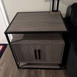 End Table With Lower Storage 