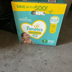 Pampers Size One Diapers