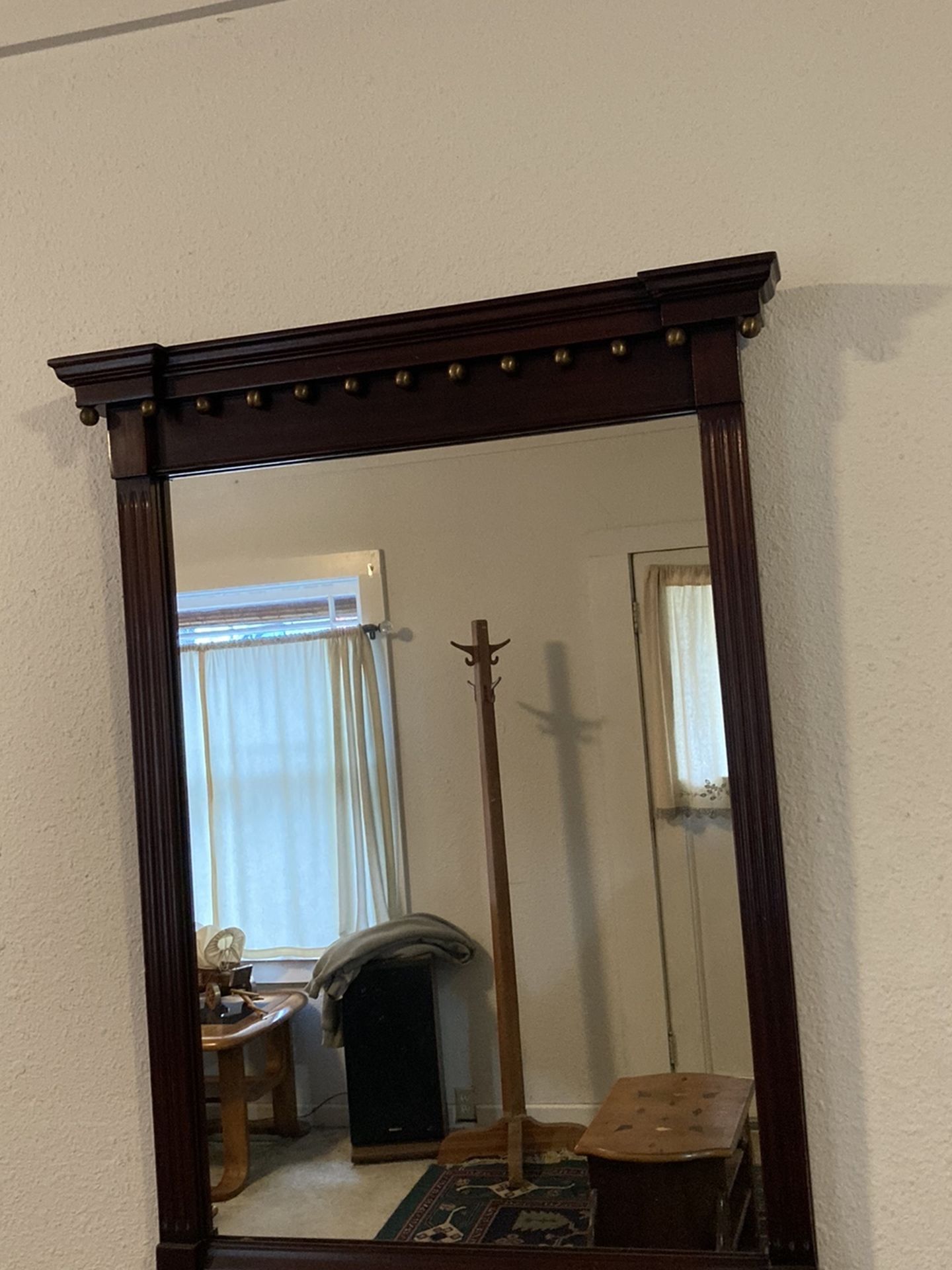 Large Wooden Mirror