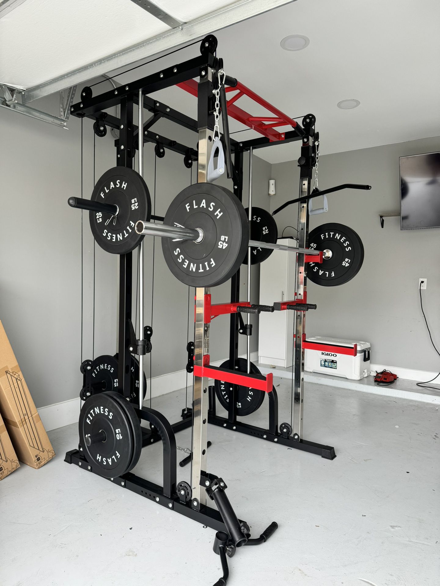 Flash f10 smith Machine And Dumbbell Set Combo Free DELIVERY 🚚🚚 FREE ASSEMBLY ⚙️🔧