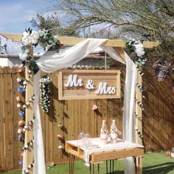 Hanging Wedding Sign