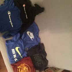 Champion and Nike shirts
