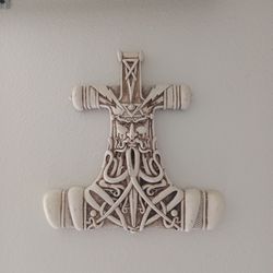 Thor's Hammer Wall Plaque
