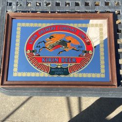 Kirin Brewery Vintage Sign Mirror
