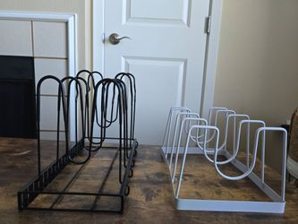 Metal Pots and Pans Organizer and Lid Organizer