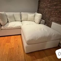 $33 Down Payment Ashley Cloud Cozy Sectional Sofa with Ottoman 
