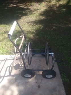 Garden Hose Reel Cart with Wheels