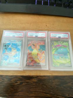 Charizard Venusaur blastoise psa 10
