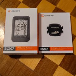 Coospo - Bike GPS Computing Tool and Speed Sensor Set