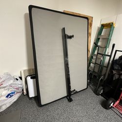 FULL BED BOTTOM METAL FRAME AND BOX SPRING