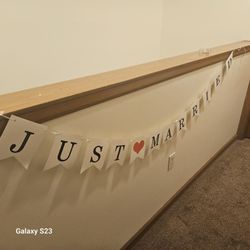 Just Married Sign 